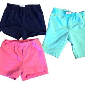 Hanna Andersson tumble shorts and biker shorts. Play condition. Size 130